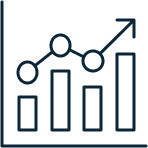 An illustration of a graph illustrating growth