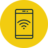 An illustration of a smartphone